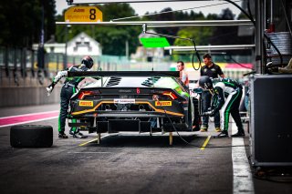 #8 AGS Events Lamborghini Huracan GT3 Evo Gold Cup, Pitlane, Test Session 2
