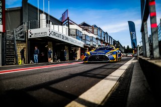 #5 Haupt Racing Team Mercedes-AMG GT3 Hubert HAUPT Florian SCHOLZE Arjun MAINI Gabriele PIANA Mercedes-AMG GT3 Gold Cup, Test Session 3
 | SRO / TWENTY-ONE CREATION - Jules Benichou