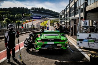 #91 Allied Racing Porsche 911 GT3-R (991.II) - Alex MALYKHIN James DORLIN Benjamin BARKER Porsche 911 GT3-R (991.II) Gold Cup, Test Session 3
 | SRO / TWENTY-ONE CREATION - Jules Benichou