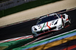 #53 AF Corse Ferrari 488 GT3 Ulysse de Pauw Pierre Alexandre Jean Silver Cup, Free Practice
