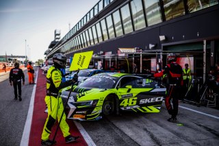 #46 Team WRT Audi R8 LMS evo II GT3 Valentino Rossi Frdric Vervisch Pro, Fanatec GT World Challenge, Free Practice, Pitlane
