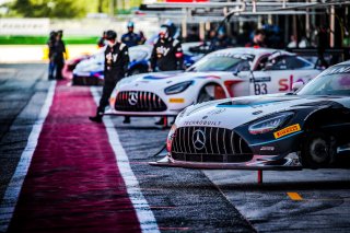 #86 AKKODIS ASP Team Mercedes-AMG GT3 Igor Walilko Petru Umbrarescu Silver Cup, Fanatec GT World Challenge, Free Practice, Pitlane

