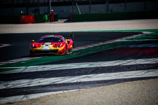 #21 AF Corse Ferrari 488 GT3 Hugo Delacour Cedric Sbirrazzuoli Pro-Am Cup, Fanatec GT World Challenge, Qualifying 1
