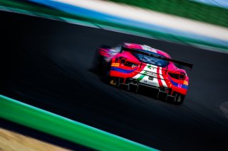 #52 AF Corse Ferrari 488 GT3 Louis Machiels Andrea Bertolini Pro-Am Cup, Fanatec GT World Challenge, Qualifying 1

