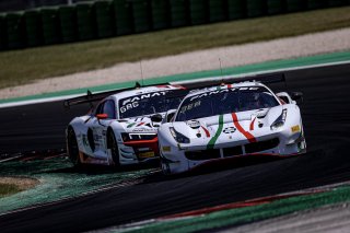 #53 AF Corse Ferrari 488 GT3 Ulysse de Pauw Pierre Alexandre Jean Silver Cup, Race 1
