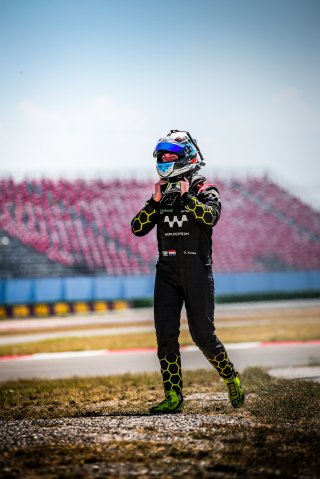 #18 GSM Novamarine Lamborghini Huracan GT3 Evo Danny Kroes Daan Pijl Silver Cup, Fanatec GT World Challenge, Race 1
