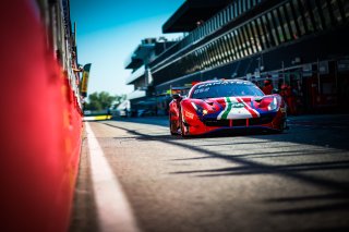 #52 AF Corse Ferrari 488 GT3 Louis Machiels Andrea Bertolini Pro-Am Cup, Pitlane, Qualifying 2
