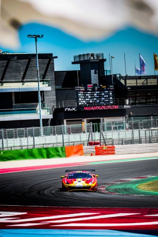 #21 AF Corse Ferrari 488 GT3 Hugo Delacour Cedric Sbirrazzuoli Pro-Am Cup, Fanatec GT World Challenge, Paid Test Session
