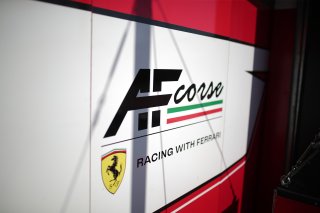 #53 AF Corse Ferrari 488 GT3 Ulysse de Pauw Pierre Alexandre Jean Silver Cup, Fanatec GT World Challenge, Paid Test Session
