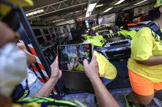#46 Team WRT Audi R8 LMS evo II GT3 Valentino Rossi Frdric Vervisch Pro, Pitwalk
