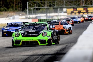 #56 Dinamic Motorsport Mikkel O. PEDERSEN Marius NAKKEN Giorgio RODA Porsche 911 GT3-R (991.II) Silver Cup, Pre-Qualifying
