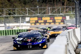 #19 Emil Frey Racing Leo ROUSSEL Arthur ROUGIER Giacomo ALTOE Lamborghini Huracan GT3 Evo Pro, Pre-Qualifying
