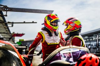 #21 AF Corse Hugo DELACOUR Cedric SBIRRAZZUOLI Alessandro BALZAN Ferrari 488 GT3 Gold Cup, FGTWC, Pitlane, Pre-Qualifying
