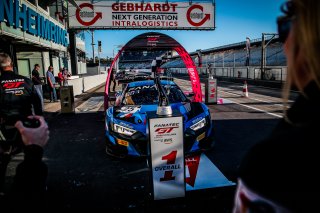 #25 Sainteloc Junior Team Lucas LEGERET Christopher MIES Patric NIEDERHAUSER Audi R8 LMS evo II GT3 Pro, Celebration, FGTWC, Podium, Race
