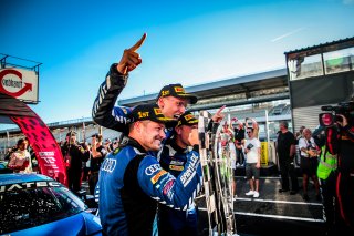 #25 Sainteloc Junior Team Lucas LEGERET Christopher MIES Patric NIEDERHAUSER Audi R8 LMS evo II GT3 Pro, Celebration, FGTWC, Podium, Race
