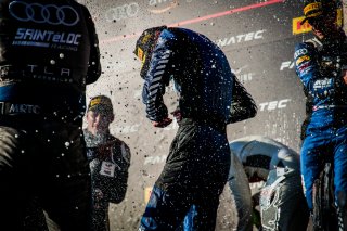 #25 Sainteloc Junior Team Lucas LEGERET Christopher MIES Patric NIEDERHAUSER Audi R8 LMS evo II GT3 Pro, Celebration, FGTWC, Podium, Race
