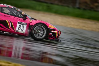 #83 Iron Dames Rahel FREY Sarah BOVY Michelle GATTING Ferrari 488 GT3 Gold Cup, Free Practice
