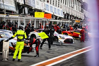 #93 SKY - Tempesta Racing - Eddie Cheever - Christopher Froggatt - Mercedes-AMG GT3 - Silver Cup, Pitlane, Qualifying 1
