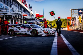 #53 AF Corse - Pierre Alexandre Jean - Ulysse de Pauw - Ferrari 488 GT3 - Silver Cup, FGTWC, Free Practice, Pitlane
