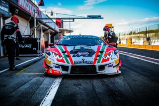#18 GSM Novamarine - Danny Kroes - Joshua John Kreuger - Lamborghini Huracan GT3 Evo - Silver Cup, FGTWC, Free Practice, Pitlane
