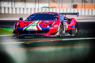#52 AF Corse - Louis Machiels - Andrea Bertolini - Ferrari 488 GT3 - Pro-Am Cup, FGTWC, Paid Test Session
