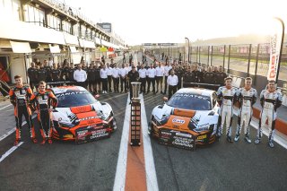 #30 Team WRT - Thomas Neubauer - Benjamin Goethe - Audi R8 LMS evo II GT3 - Silver Cup, #32 Team WRT - Charles Weerts - Dries Vanthoor - Audi R8 LMS evo II GT3 - Pro, Overal Champions Sprint Cup
