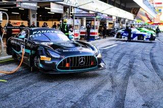 #20 SPS automotive performance - Ian LOGGIE - Valentin PIERBURG - Dominik BAUMANN - Mercedes-AMG GT3 - Pro-Am Cup, Free Practice, Pitlane
