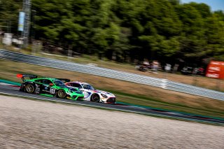 #56 Dinamic Motorsport - Giorgio RODA - Marius NAKKEN - Mikkel O. PEDERSEN - Porsche 911 GT3-R (991.II) - Silver Cup, Race, Start
