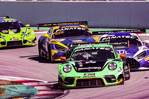#56 Dinamic Motorsport - Giorgio RODA - Marius NAKKEN - Mikkel O. PEDERSEN - Porsche 911 GT3-R (991.II) - Silver Cup, Race
 | SRO / Patrick Hecq Photography