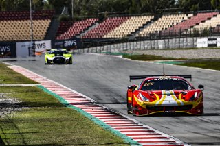 #21 AF Corse - Hugo DELACOUR - Cedric SBIRRAZZUOLI - Alessandro BALZAN - Ferrari 488 GT3 - Gold Cup, Paid Test Session 2
