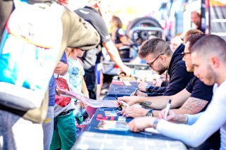 #111 JP Motorsport - Christian KLIEN - Vincent ABRIL - Dennis LIND - McLaren 720 S GT3 - Pro, Autograph Session
