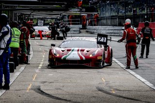 #71 - AF Corse - Sean HUDSPETH - Nicola MARINANGELI - Ferrari 488 GT3 - SILVER, Pitlane, Race 2
