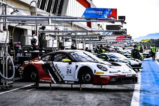 #24 - Car Collection Motorsport - Niki LEUTWILER - Ivan JACOMA - Alex FONTANA - Porsche 911 GT3 R (992) - PRO-AM, Bronze Test, Pitlane
