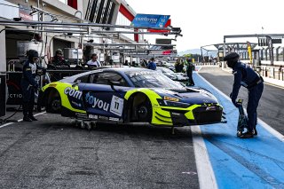 #11 - Comtoyou Racing - Christopher HAASE - Gilles MAGNUS - Fréderic VERVISCH - Audi R8 LMS GT3 EVO II - PRO, Bronze Test, Pitlane
