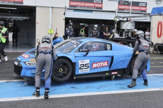 #25 - Sainteloc Junior Team - Christopher MIES - Patric NIEDERHAUSER - Simon GACHET - Audi R8 LMS GT3 EVO II - PRO, Free Practice, Pitlane
