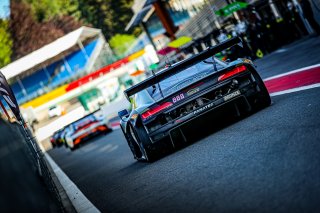 #888 - CSA Racing - Audi R8 LMS GT3 EVO II, Pitlane, Test Session
