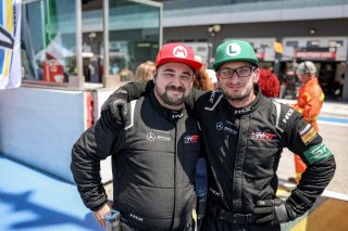 #77 - Haupt Racing Team - Jordan LOVE - Frank BIRD - Mercedes-AMG GT3 EVO - SILVER, #79 - Haupt Racing Team - Sebastien BAUD - Hubert HAUPT - Mercedes-AMG GT3 EVO - BRONZE, FGTWC, Grid Walk, Race 1
