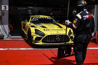 #64 - Haupt Racing Team - Matthew BELL - Naveen RAO - James COTTINGHAM - Frank BIRD - Mercedes-AMG GT3 - PRO-AM, Bronze Test, CrowdStrike 24 Hours of Spa
