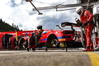 #52 - AF Corse - Louis MACHIELS - Jef MACHIELS - Andrea BERTOLINI - Lilou WADOUX - Ferrari 488 GT3 - BRONZE, Bronze Test, CrowdStrike 24 Hours of Spa
