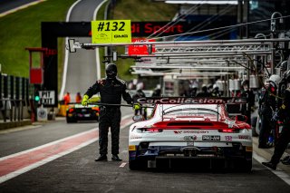 #132 - GMG Racing by Car Collection Motorsport - Kyle WASHINGTON - James SOFRONAS - Jeroen BLEEKEMOLEN - Patrick LONG - Porsche 911 GT3 R (992) - PRO-AM (*), CrowdStrike 24 Hours of Spa, Free Practice
