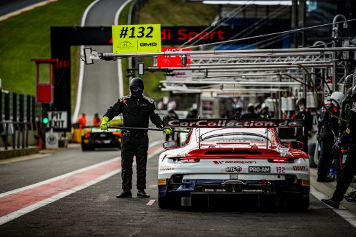 #132 - GMG Racing by Car Collection Motorsport - Kyle WASHINGTON - James SOFRONAS - Jeroen BLEEKEMOLEN - Patrick LONG - Porsche 911 GT3 R (992) - PRO-AM (*), CrowdStrike 24 Hours of Spa, Free Practice
 | © SRO - TWENTY-ONE CREATION | Jules Benichou