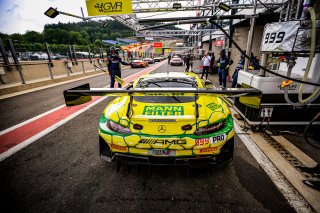 #999 - Mercedes-AMG Team GruppeM Racing - Maro ENGEL - Mikael GRENIER - Daniel JUNCADELLA - Mercedes-AMG GT3 - PRO (*), CrowdStrike 24 Hours of Spa, Free Practice
 | © SRO - TWENTY-ONE CREATION | Jules Benichou