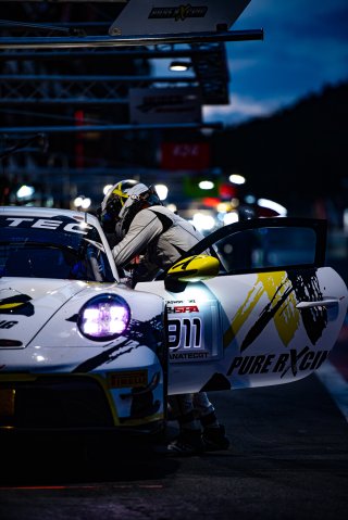 #911 - Pure Rxcing - Klaus BACHLER - Aliaksandr MALYKHIN - Joel STURM - Marco SEEFRIED - Porsche 911 GT3 R (992) - BRONZE, CrowdStrike 24 Hours of Spa, Warm Up
 | ©SRO/ JULES BEAUMONT