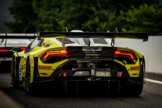 #19 - Iron Lynx - Leonardo PULCINI - Michele BERETTA - Rolf INEICHEN - Lamborghini Huracan GT3 EVO2 - GOLD, CrowdStrike 24 Hours of Spa, Warm Up
