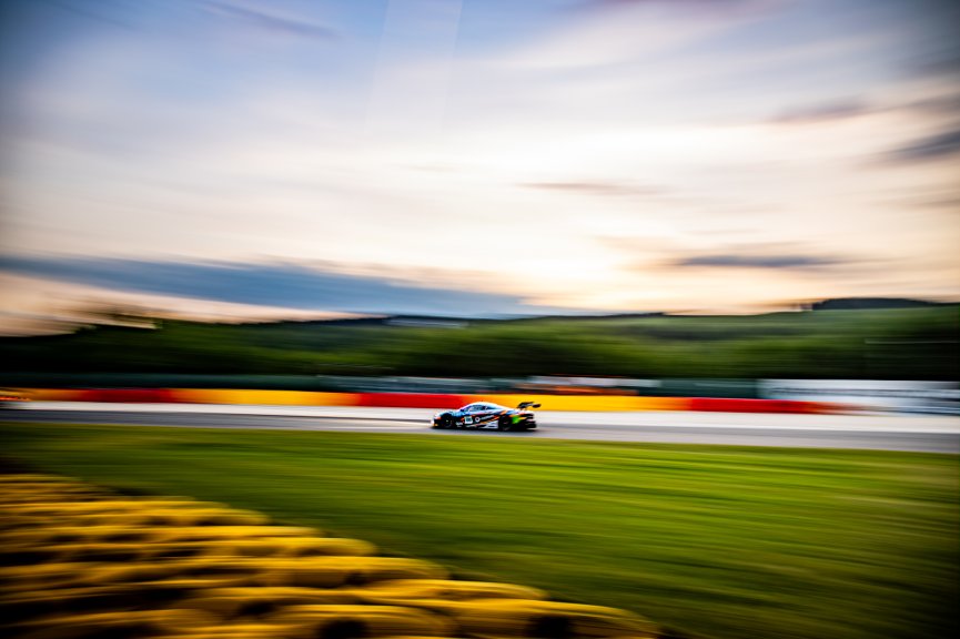 #188 - Garage 59 - Henrique CHAVES - Miguel RAMOS - Louis PRETTE - Conrad GRUNEWALD - McLaren 720S GT3 EVO - BRONZE, CrowdStrike 24 Hours of Spa, Warm Up
