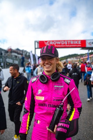 #83 - Iron Dames - Rahel FREY - Sarah BOVY - Michelle GATTING - Doriane PIN - Lamborghini Huracan GT3 EVO2 - BRONZE, Ambiance, CrowdStrike 24 Hours of Spa, Grid Walk, Race
