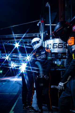 #99 - Tresor Orange 1 - Lorenzo PATRESE - Pietro DELLI GUANTI - Alex AKA - Audi R8 LMS GT3 EVO II - SILVER, CrowdStrike 24 Hours of Spa, Pitlane, Race
