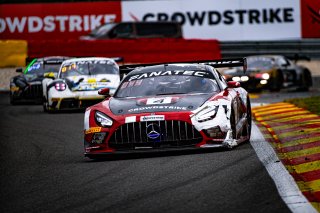 #4 - CrowdStrike Racing by Riley - Ian JAMES - Felipe FRAGA - George KURTZ - Colin BRAUN - Mercedes-AMG GT3 - PRO-AM, CrowdStrike 24 Hours of Spa, Race 1
