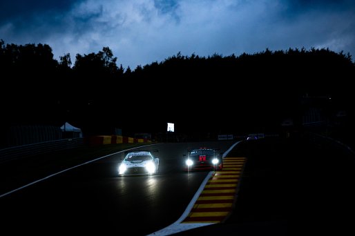 #33 - Bullitt Racing - Jeff KINGSLEY - Jacob RIEGEL - Romain LEROUX - Ruben DEL SARTE - Aston Martin Vantage AMR GT3 - SILVER, #777 - Mercedes-AMG Team AlManar - Lucas AUER - Luca STOLZ - Fabian SCHILLER - Mercedes-AMG GT3 - PRO (*), CrowdStrike 24 Hours  | ©SRO/ JULES BEAUMONT