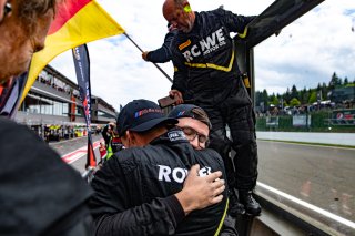 #98 - Rowe Racing - Philipp ENG - Marco WITTMANN - Nicholas YELLOLY - BMW M4 GT3 - PRO (*), Celebration, CrowdStrike 24 Hours of Spa, Race
 | ©SRO/ JULES BEAUMONT